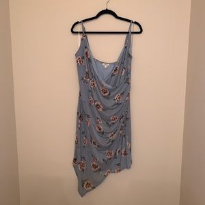 Plus Size Cross Front Strap Dress